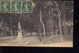 LIMOUX               CARTE    CIRCULEE  EN  1917 - Limoux