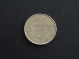 1958 - 1 Franc Belgique Légende Française BAUDOUIN - 1 Franc