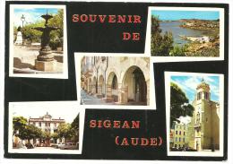 CPM FRANCE 11 AUDE SIGEAN Souvenir De La Cité - Multivues - 1987 - Sigean