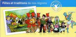 BC Carnet Fetes & Traditions De Nos Régions. Oblit. 1er Jour Paris. (non Plié). - Otros & Sin Clasificación