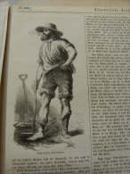 US California - Gold Hunter - Minengräber    Ca 1845  Engraving Gravure   1.ILZ1858.34 - Prints & Engravings