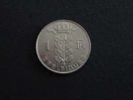 1977 - 1 Franc Belgique Légende Française  BAUDOUIN - 1 Franc