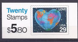 United States1991:LOVE Booklet(complete With Mnh**stamps) - 1981-...