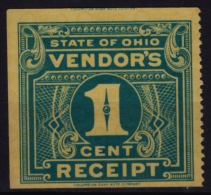 USA Ohio - Revenue Tax Stamp - Receipt - USED - Revenues