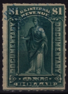 USA - U.S. Internal Revenue, Documentary -  Revenue Tax Stamp - USED - Revenues