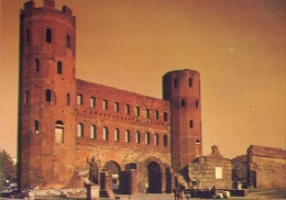 Torino - Le Torri Palatine - Formato Grande Viaggiata Mancante Di Affrancatura - S - Altri Monumenti, Edifici