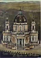Torino - Superga - La Basilica Visto Dall'aeroplano - Formato Grande Viaggiata Mancante Di Affrancatura - S - Églises