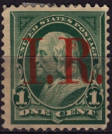 USA 1898 - U.S. Internal Revenue -  Postage Revenue Stamp - USED - Overprint - Fiscal