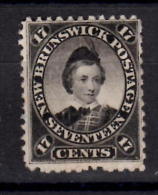 New Brunswick 1860 17 Cent Prince Of Wales Issue #11 - Gebruikt