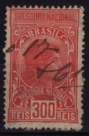 Brasil - Revenue Tax Fiscal Stamp - 300 Reis - Officials