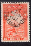Canada 1927 20 Cent Special Delivery Issue  #E3 - Surchargés
