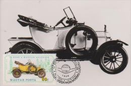 Hungary 1975 Ancient Cars, Arrow 1915, Maximum Card [1] - Cartoline Maximum