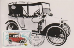 Hungary 1975 Ancient Cars, Mercedes 1901, Maximum Card - Cartoline Maximum