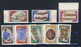 SERIE 8 TIMBRES NEUFS** POLYNESIE 1968 # ART DES ILES MARQUISES - Unused Stamps