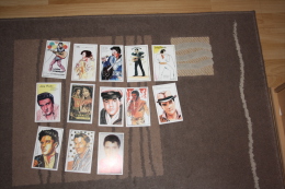13 Poma-cards Elvis Presley Ivanhoe Lady Parker Dordrecht Lady Nansie GIN Etival - Otros & Sin Clasificación