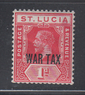 St Lucia  Scott No.  MR2  Used  Year  1916 - St.Lucia (1979-...)