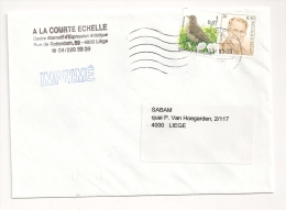 LETTRE BRIEF MVTM 2920 + 2980 Sur Lettre - 1993-2013 Rey Alberto II (MVTM)