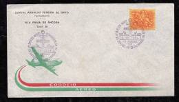 Portugal 1954 Cover Special Postmark Atlantico Norte - Storia Postale