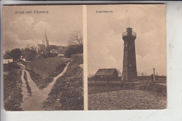 4240 EMMERICH - ELTEN, Gruss Vom Eltenberg, Ortsansicht & Aussichtsturm, 1909 - Emmerich