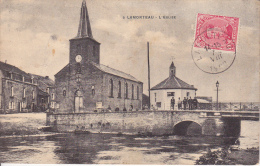 Lamorteau - L' Eglise ;  Prachtig Poststuk - Uit 1922 Naar Corbigny - Rouvroy