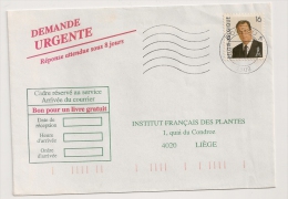 LETTRE BRIEF  MVTM 2532 BOUSSU Seul Sur Lettre / Alleen Op Brief - 1993-2013 Rey Alberto II (MVTM)