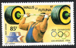 Wallis Et Futuna : Jeux Olympiques D'étè à Los Angeles : Haltérophilie (Haltérophile Dans L'effort) - - Ongebruikt