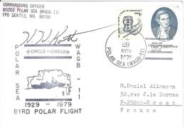 10031  US POLAR SEA -  DAVIS STATION - ANTARTIC AUSTRALIEN  - 29/11/1979 - Storia Postale