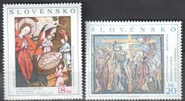 Slovakia 2000  Art Painting Gemalde  Mi 381-382 - MNH (**) - Nuevos