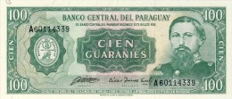 BILLET # PARAGUAY # 100 GUARANIES  # 1982  # NEUF # PICK 114 #  J.E DIAZ - Paraguay