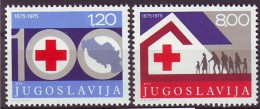 YUGOSLAVIA 1619-1620,unused,red Cross - Nuevos