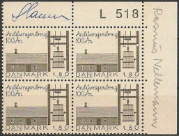 Czeslaw Slania. Denmark 1982. Agriculture. Plate-block. Michel 757 MNH. Signed. - Neufs