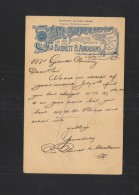 UK Stationery 1906 Barnett H. Abrahams - Luftpost & Aerogramme