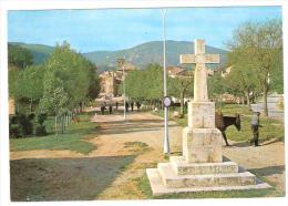 MANZANERA ( Teruel, Aragon, Espana ): Parque Y Jardines; Calvaire, Croix , Ane / Burro; TTB ! - Teruel