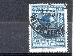 KING ALEXANDER-3 DIN-POSTMARK-VEL BECKEREK-VOJVODINA-SERBIA-SHS-YUGOSLAVIA-1926 - Usados