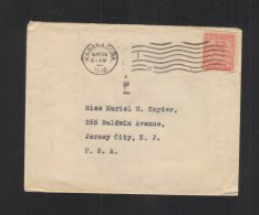 Cuba Cover 1916 To USA - Used Stamps