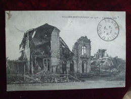 FROM- 80 - VILLERS-BRETONNEUX EN 1918 - L'HÔTEL DE VILLE - Villers Bretonneux