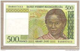 Madagascar - Banconota Non Circolata Da 500 Franchi - 1999 - Madagaskar