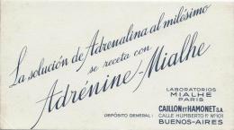 Pharmacie/ Adrénine-Mialhe/ Caillon Et Hamonet SA/ BUENOS-AIRES/Argentine/Ve Rs 1945-1955    BUV59 - Produits Pharmaceutiques