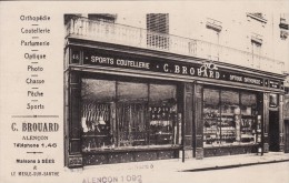 ALENCON (Orne) Magasin C. BROUARD-Sport-Pêche-Chasse-Photo-Optique-Parfumerie-Coutellerie-Orthopédie-COMMERCE- - Alencon