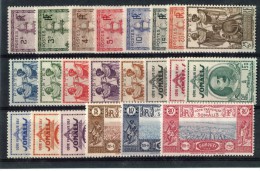 !!! COTE DES SOMALIS N°148/169 NEUFS AVEC CHARNIERE LEGERE - Unused Stamps