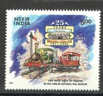 INDIA, 1996, Silver Jubilee Of National Rail Museum, Railway, New Delhi,  MNH, (**) - Neufs