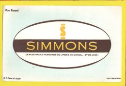 BUVARD : Literie SIMMONS - Kleidung & Textil