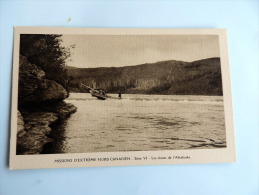 Carte Postale Ancienne : Missions D´ Extrême Nord Canadien : Les Chutes De L' Athabaska - Autres & Non Classés