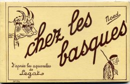 64 -  Chez Les Basques ; Carnet De 12 Cartes  D'après Les Aquarelles De Legat. - Andere & Zonder Classificatie