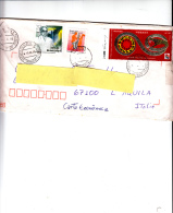 BRASILE  2002 - Yvert  2666-2698 Su Lettera Per L´Italia -   Serpente - Covers & Documents