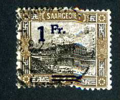 1730e  Saar 1921  Michel #80 PFIV  Used~  ( Cat.€ 100.00 )  Offers Welcome! - Usados
