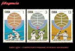 CUBA MINT. 1974-17 CAMPEONATO MUNDIAL DE BOXEO AFICIONADO - Ongebruikt