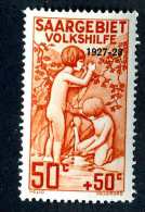 1806e  Saar 1927  Michel #124 Mnh**~  ( Cat.€ 30.00 )  Offers Welcome! - Ungebraucht