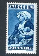 1813e  Saar 1926  Michel #107 Mnh**~  ( Cat.€ 55.00 )  Offers Welcome! - Unused Stamps
