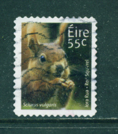 IRELAND - 2011+  Red Squirrel  55c  Self Adhesive  Used As Scan - Oblitérés
